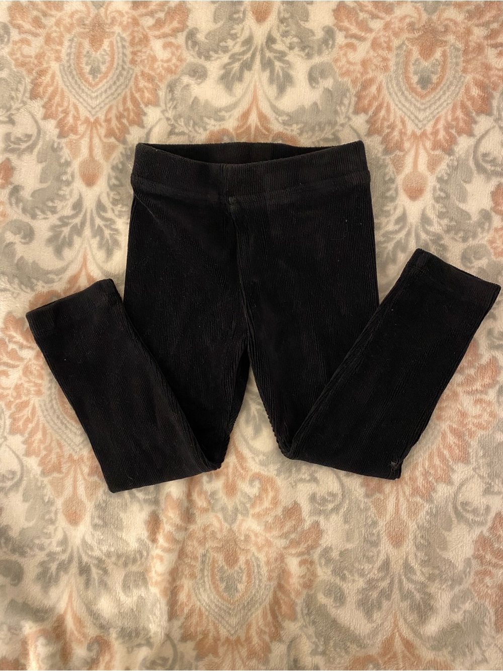 Black kids Corduroy Stretch Leggings